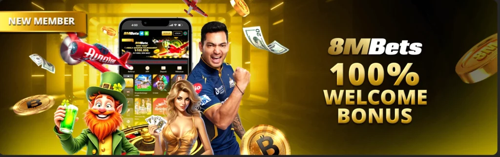 Deposits and Withdrawals at 8m bet Nepal